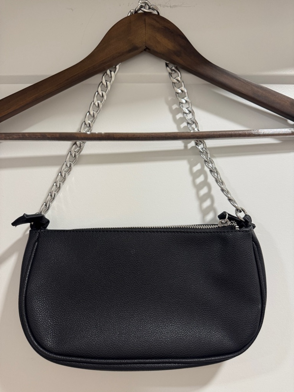 EXCELLENT CONDITION - Black Chain-Handle mini purse / shoulder bag - Picture 2 of 6